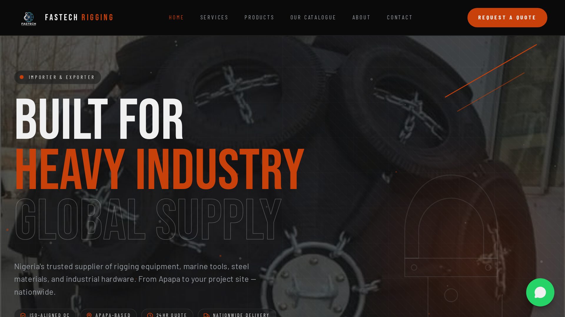 Fastech Rigging & Hardware website